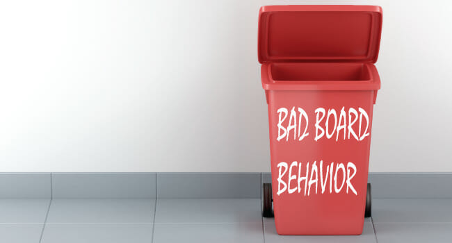 How Boards are Putting a Lid on Bad Board Behavior